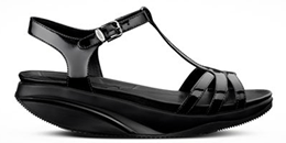 MBT Sadiki patent black::Sadiki patent black für Damen - Luftig und sommerlich leichte Schuhe für Freizeitaktivitäten oder im Büro.